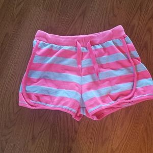 Girls Pink Striped Shorts ♡